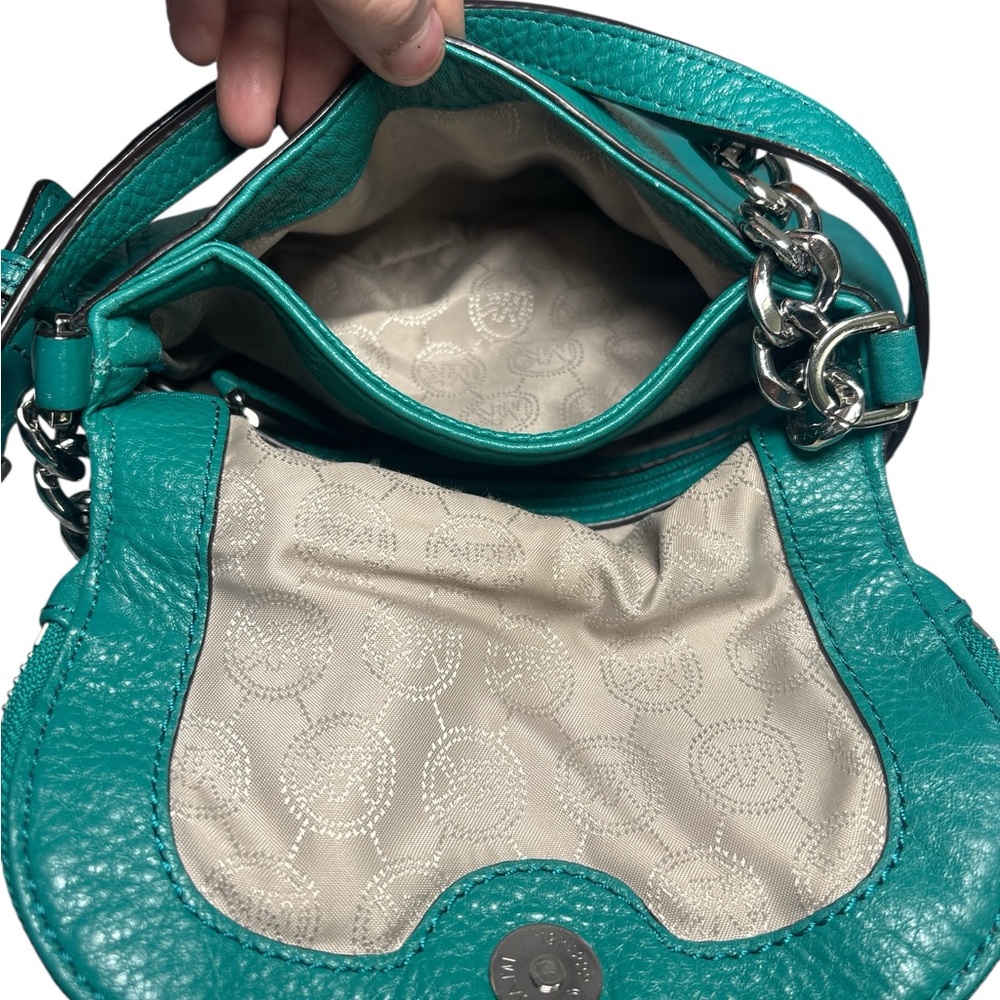Michael Kors Teal Crossbody Bag - Picture 3 of 8